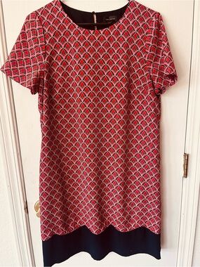 The Limited Women's Patterned Short-Sleeve Dress Medium